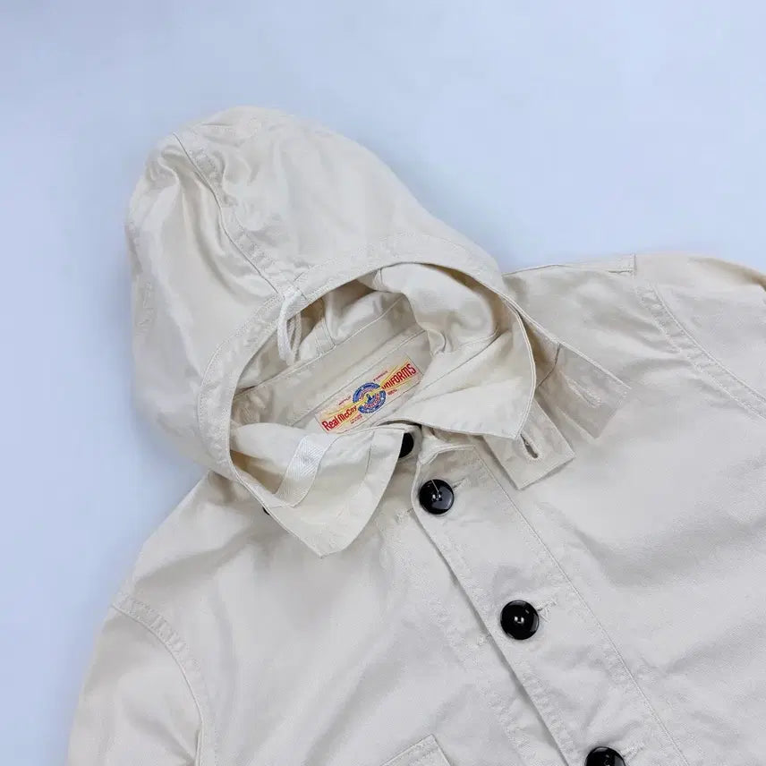 [BUNJANG] Real McCoy Ivory Cotton Parka / 리얼맥코이 아이보리 코튼 파카