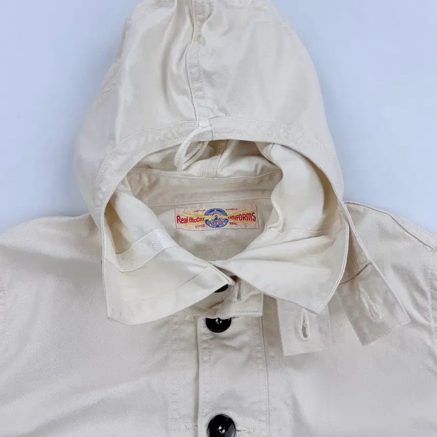 [BUNJANG] Real McCoy Ivory Cotton Parka / 리얼맥코이 아이보리 코튼 파카