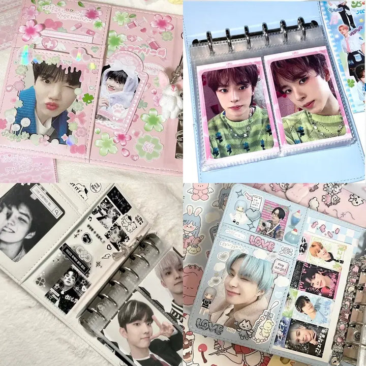 [BUNJANG] Minuit Wowshop Your Uniq 6-Ring Binder Set / 포카바인더 A7 A5 마카롱 육공 6공 미뉴잇 와우숍 유어유닝 2단 4단
