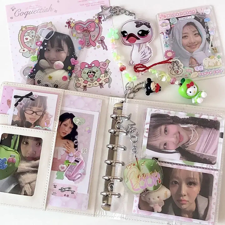 [BUNJANG] Minuit Wowshop Your Uniq 6-Ring Binder Set / 포카바인더 A7 A5 마카롱 육공 6공 미뉴잇 와우숍 유어유닝 2단 4단