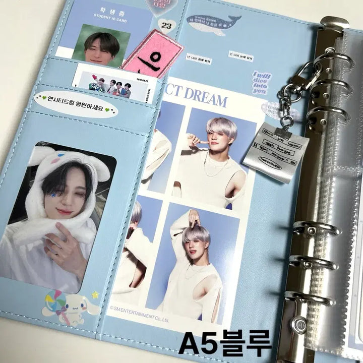 [BUNJANG] Minuit Wowshop Your Uniq 6-Ring Binder Set / 포카바인더 A7 A5 마카롱 육공 6공 미뉴잇 와우숍 유어유닝 2단 4단