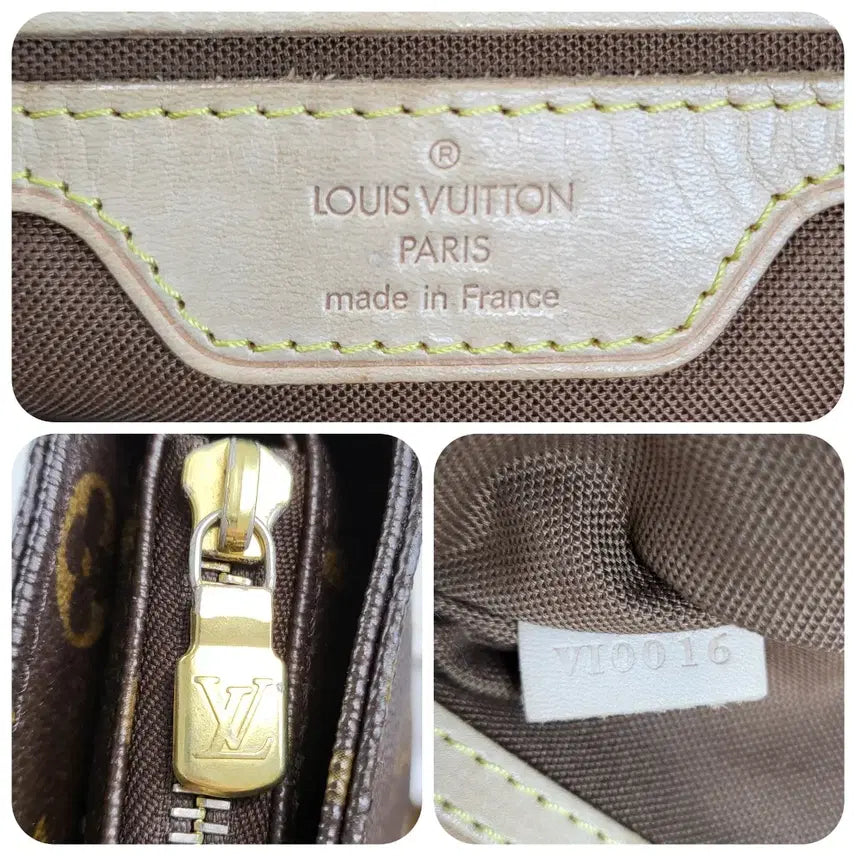 [BUNJANG] Louis Vuitton Monogram Cabas Mezzo GM Shoulder Bag / 정품 루이비통 모노그램 카바스 메조 숄더백 GM