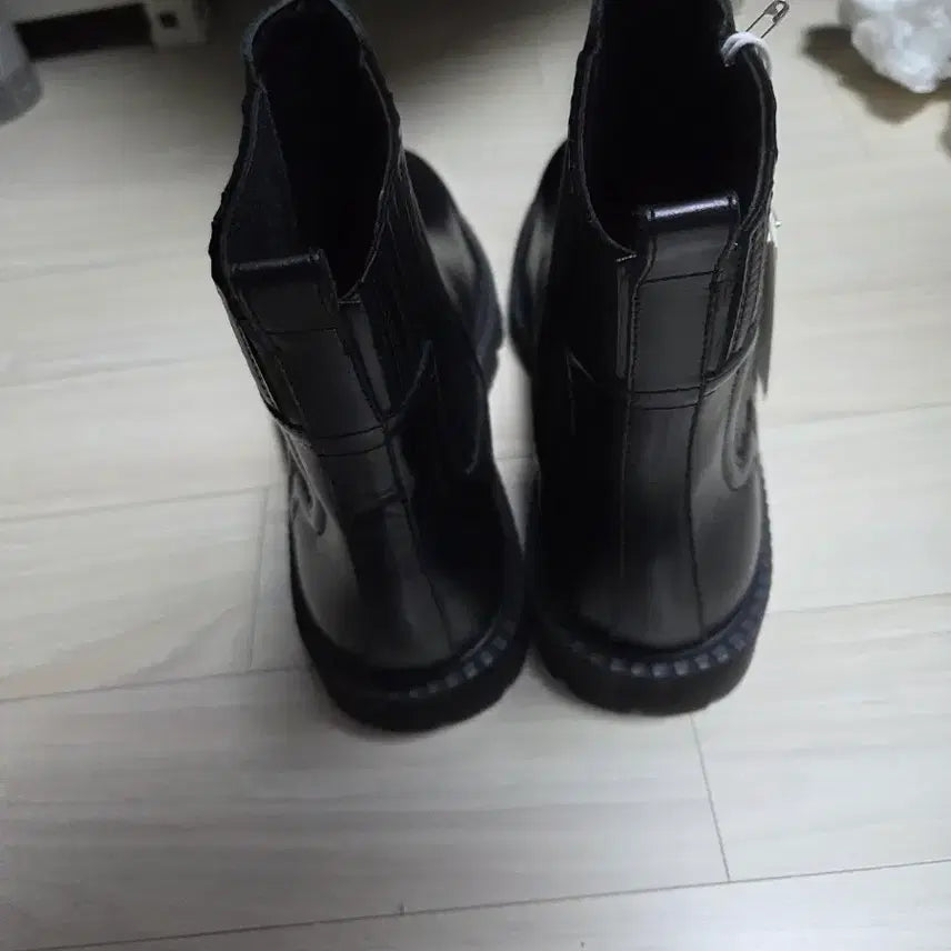 [BUNJANG] Time Homme Leather Ankle Boots (Black, Size 270) / 타임옴므 정품 소가죽 앵클부츠 블랙 270사이즈