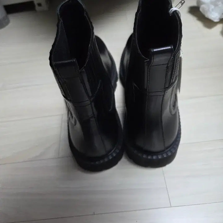 [BUNJANG] Time Homme Leather Ankle Boots (Black, Size 270) / 타임옴므 정품 소가죽 앵클부츠 블랙 270사이즈