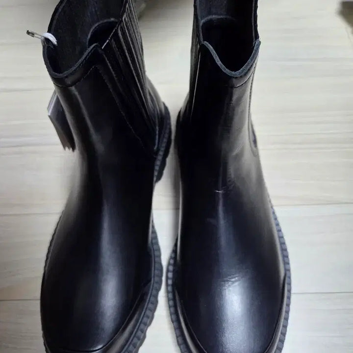 [BUNJANG] Time Homme Leather Ankle Boots (Black, Size 270) / 타임옴므 정품 소가죽 앵클부츠 블랙 270사이즈
