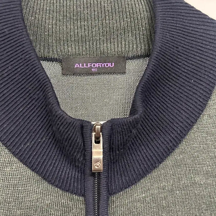 [BUNJANG] ALLFORYOU Men's Zip-up Knit 105 / ALLFORYOU 남성 집업 니트 105
