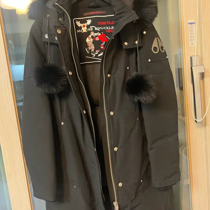 [BUNJANG] Moose Knuckles Black Padded Jacket / 무스너클 블랙 패딩 여성