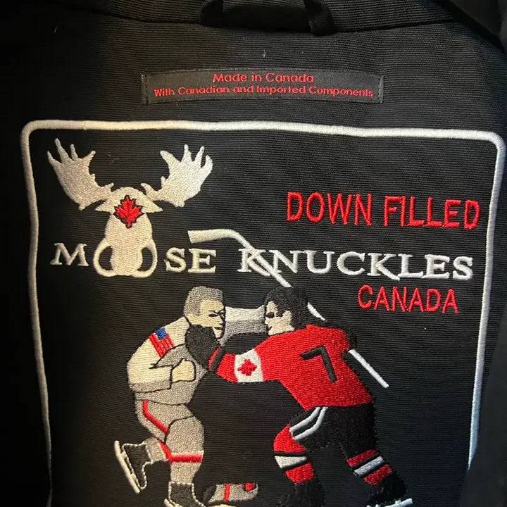 [BUNJANG] Moose Knuckles Black Padded Jacket / 무스너클 블랙 패딩 여성