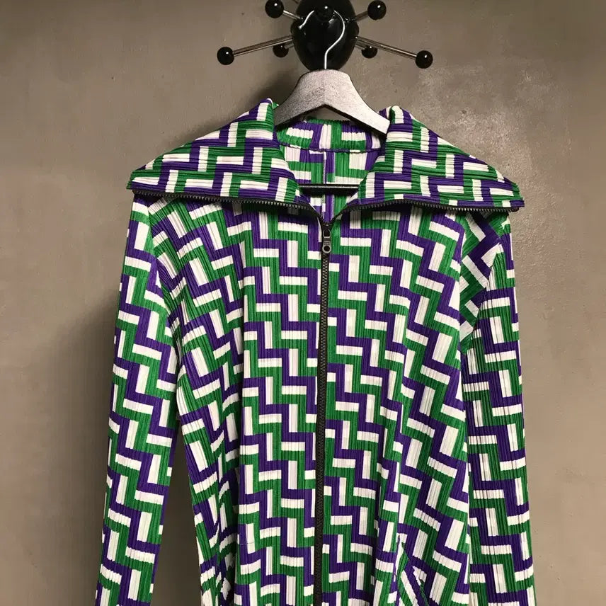 [BUNJANG] Issey Miyake Pleats Please Zip-Up Jacket / 이세이 미야케 플리츠 플리즈 집업 자켓 3(W)