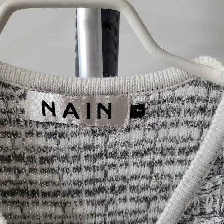 [BUNJANG] NAIN Tweed Short Sleeve Cardigan / NAIN 트위드 반팔 가디건