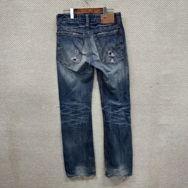 [BUNJANG] Buckaroo Old School Distressed Denim Jeans / 버커루 올드스쿨 디스트로이드진 데님 청바지 30인치 A04040