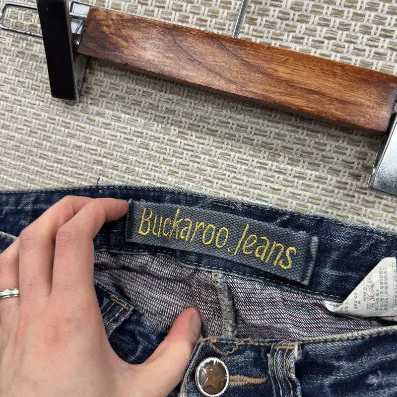 [BUNJANG] Buckaroo Old School Distressed Denim Jeans / 버커루 올드스쿨 디스트로이드진 데님 청바지 30인치 A04040
