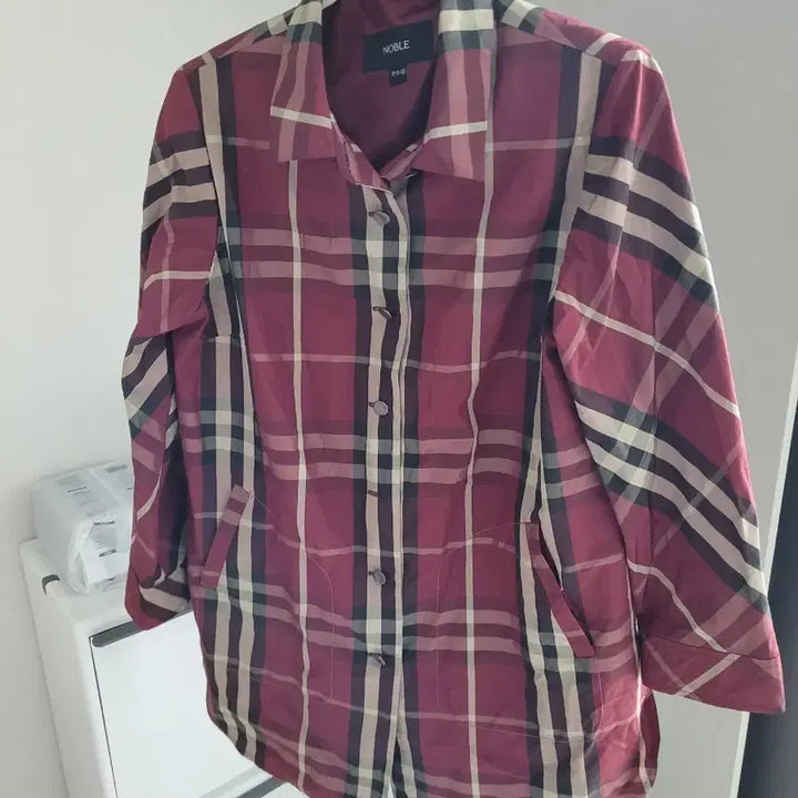 [BUNJANG] NOBLE Check Pattern Jacket / NOBLE 체크 패턴 자켓 77사이즈