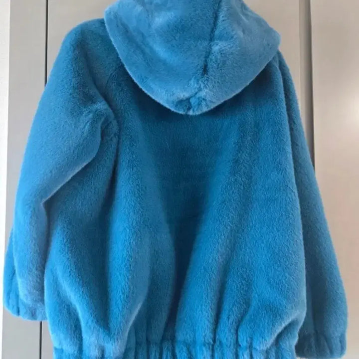 [BUNJANG] Benetton Faux Fur Cropped Jacket / 베네통 인조모피 크롭점퍼 보아털