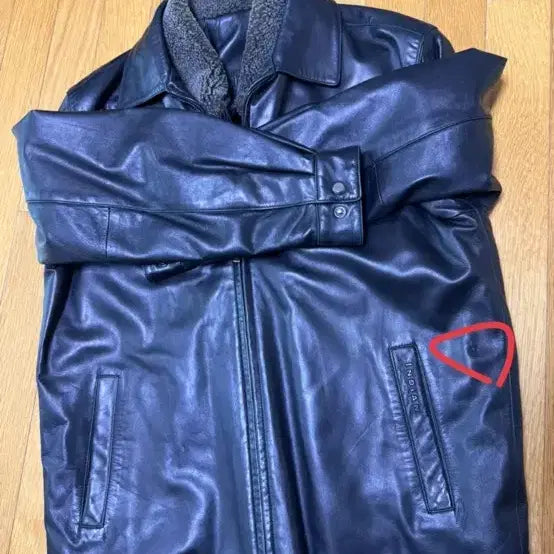 [BUNJANG] Indian Lambskin Leather Jacket / indian 인디안 양가죽 자켓 95