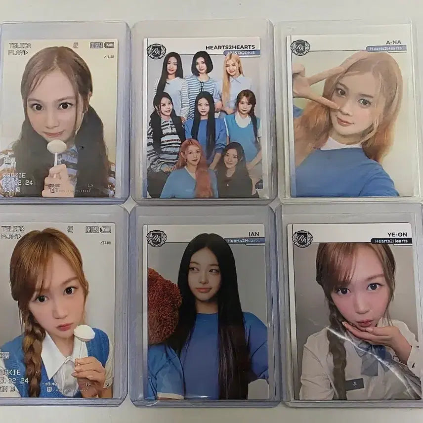 하츠투하츠 포토카드 6장 묶음 판매합니다