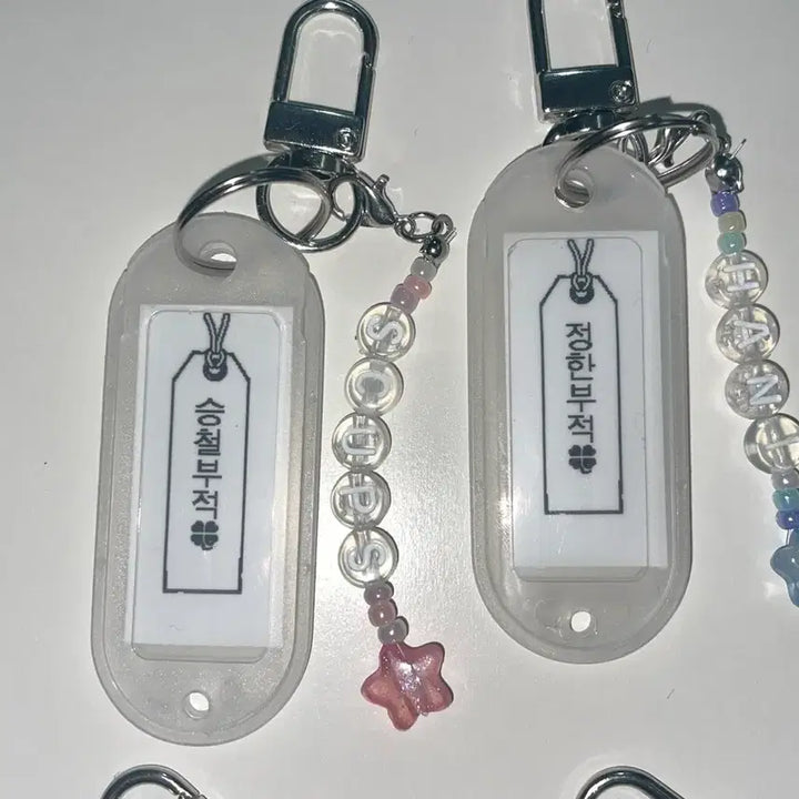 [BUNJANG] NCT Initial Keyring / 행운부적 라벨 키링 세븐틴 / 보넥도 / 라이즈 / nct 이니셜 키링