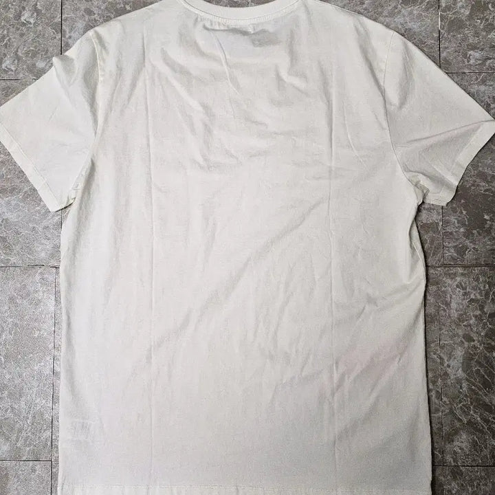 [BUNJANG] Maison Kitsune Double Fox Short Sleeve T-shirt Ivory XXL / 메종키츠네 더블 폭스 반팔 티셔츠 아이보리 xxl