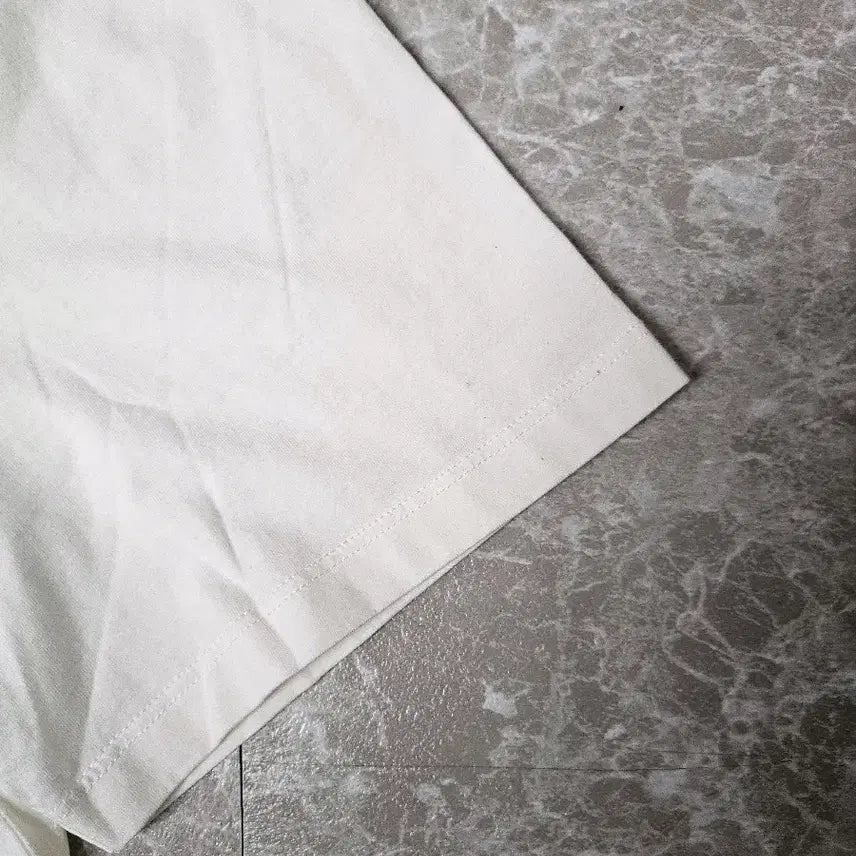 [BUNJANG] Maison Kitsune Double Fox Short Sleeve T-shirt Ivory XXL / 메종키츠네 더블 폭스 반팔 티셔츠 아이보리 xxl