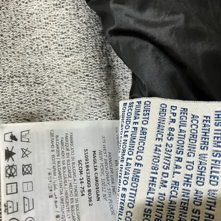 [BUNJANG] Moncler Knit Padded Jacket S / 몽클레어 니트패딩 S