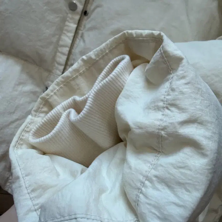 [BUNJANG] PYT Goose Down Padded Jacket Ivory / 프영띵 PYT 구스 패딩 아이보리