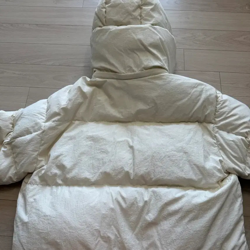 [BUNJANG] PYT Goose Down Padded Jacket Ivory / 프영띵 PYT 구스 패딩 아이보리
