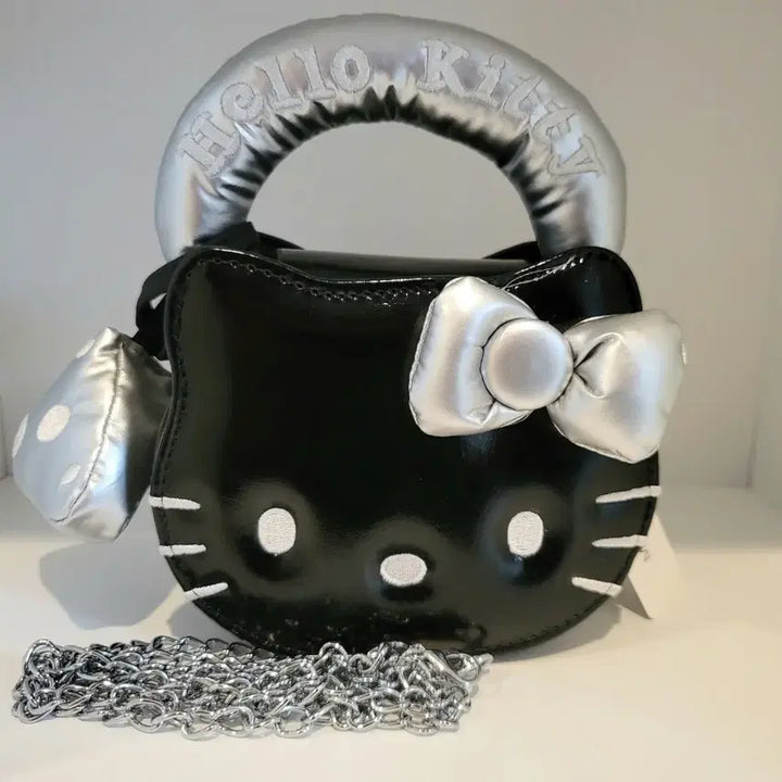 [BUNJANG] Hello Kitty Black Mini Chain Bag / 헬로키티 블랙 미니 체인백 새상품