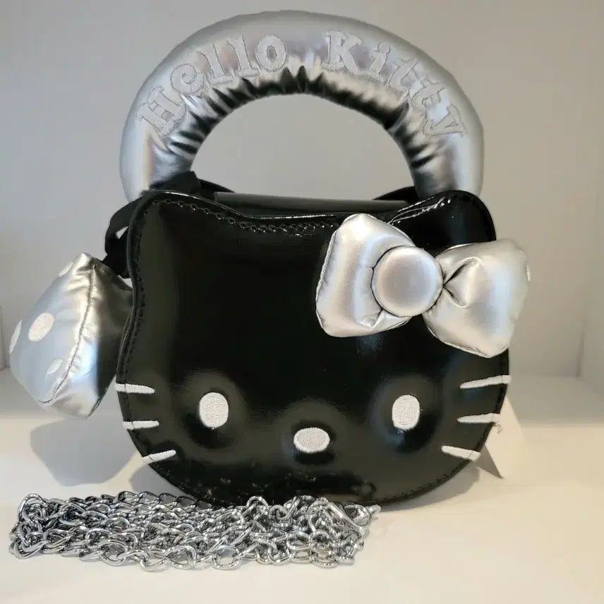 [BUNJANG] Hello Kitty Black Mini Chain Bag / 헬로키티 블랙 미니 체인백 새상품