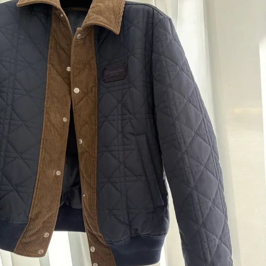 [BUNJANG] Dior Cannage Bomber Padded Jacket / 디올 까나쥬 봄버 패딩자켓