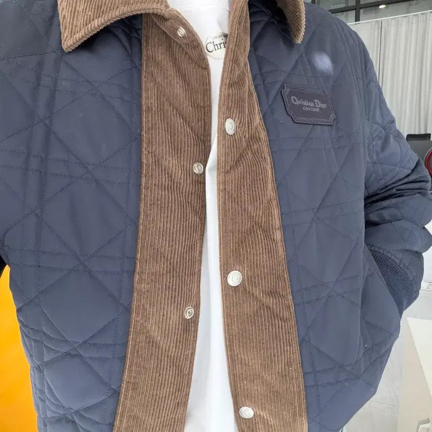 [BUNJANG] Dior Cannage Bomber Padded Jacket / 디올 까나쥬 봄버 패딩자켓