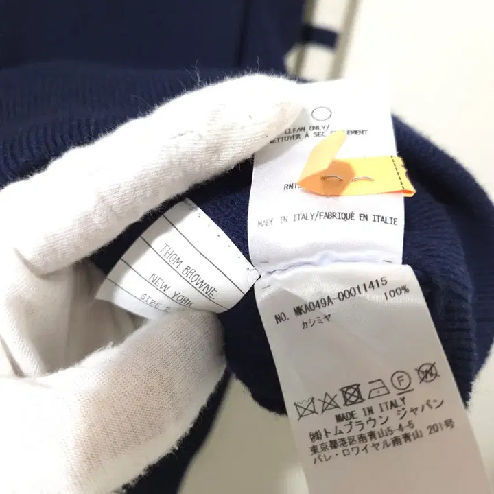 [BUNJANG] Thom Browne Full Cashmere Knit Sweater / [새상품급] 톰브라운 풀 캐시미어 니트 2Size