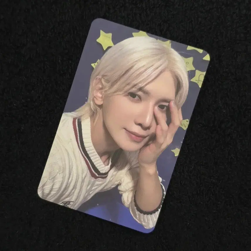 에이티즈 여상 팬플데이 네일 포카 블랙