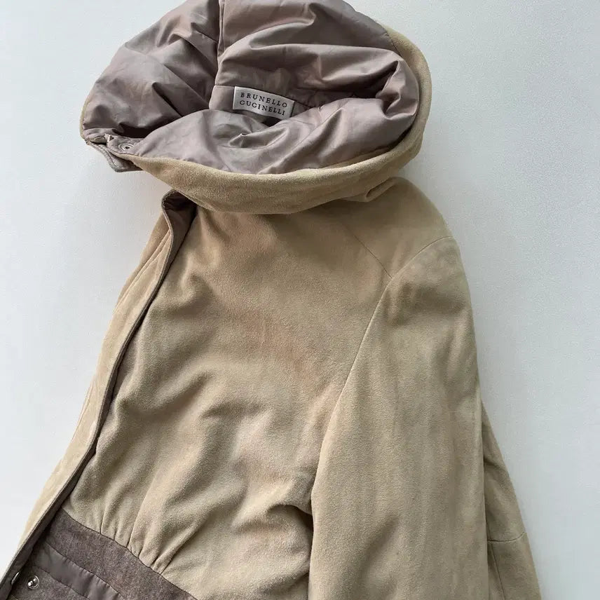 [BUNJANG] Brunello Cucinelli Suede High Neck Jacket / [42] 브루넬로 쿠치넬리 스웨이드 하이넥 자켓