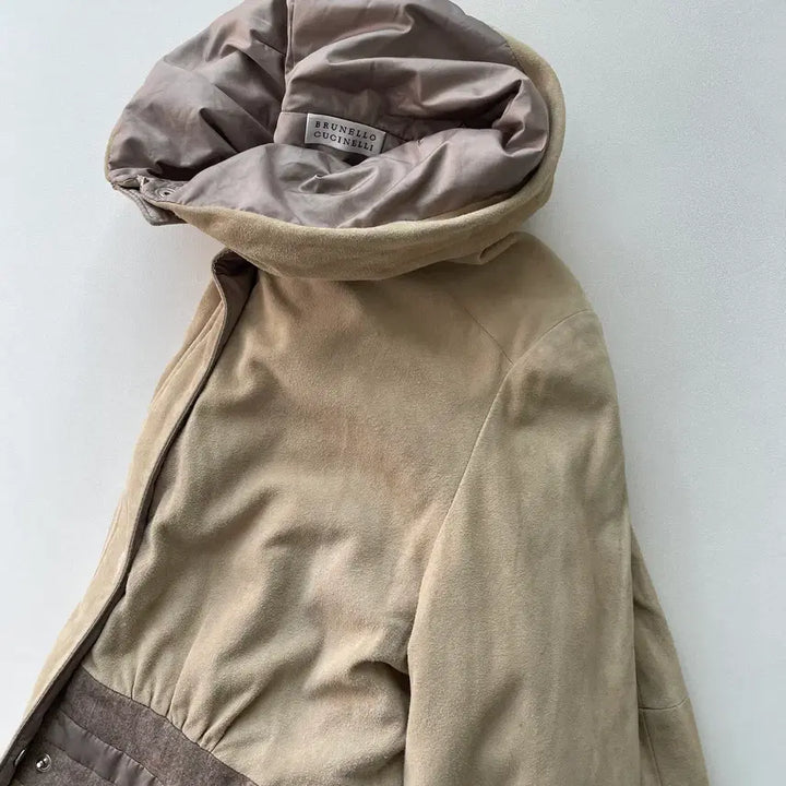 [BUNJANG] Brunello Cucinelli Suede High Neck Jacket / [42] 브루넬로 쿠치넬리 스웨이드 하이넥 자켓