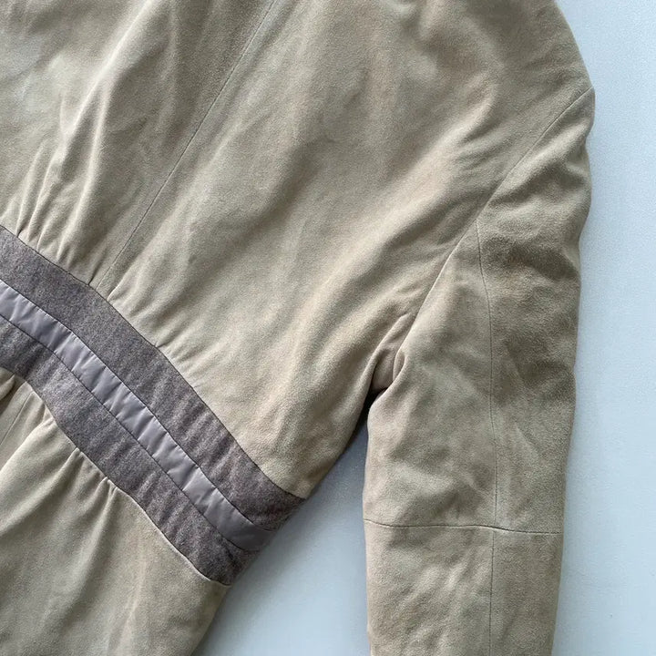 [BUNJANG] Brunello Cucinelli Suede High Neck Jacket / [42] 브루넬로 쿠치넬리 스웨이드 하이넥 자켓