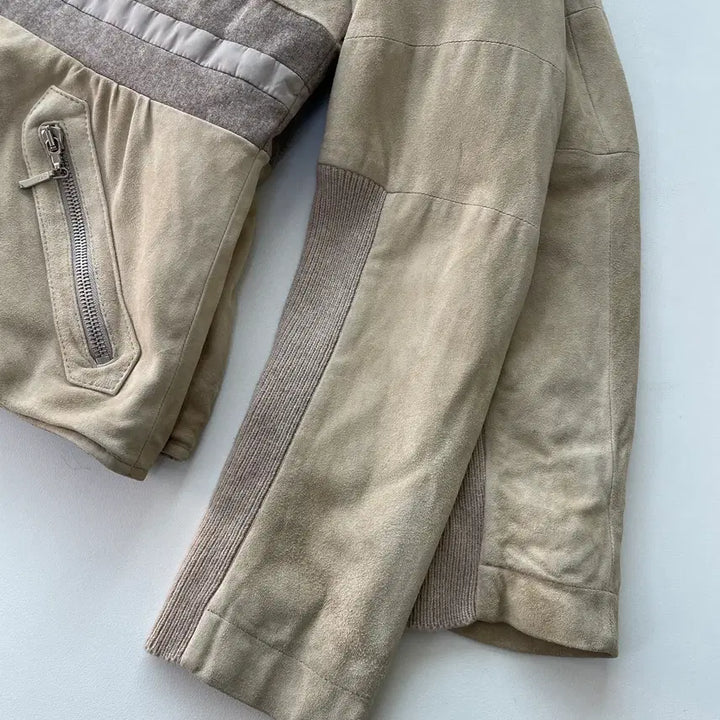 [BUNJANG] Brunello Cucinelli Suede High Neck Jacket / [42] 브루넬로 쿠치넬리 스웨이드 하이넥 자켓