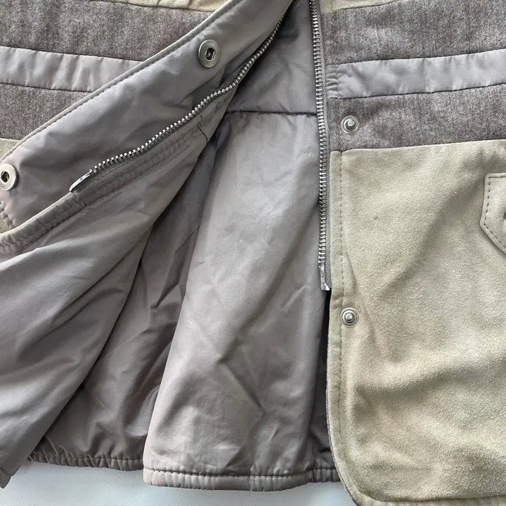 [BUNJANG] Brunello Cucinelli Suede High Neck Jacket / [42] 브루넬로 쿠치넬리 스웨이드 하이넥 자켓