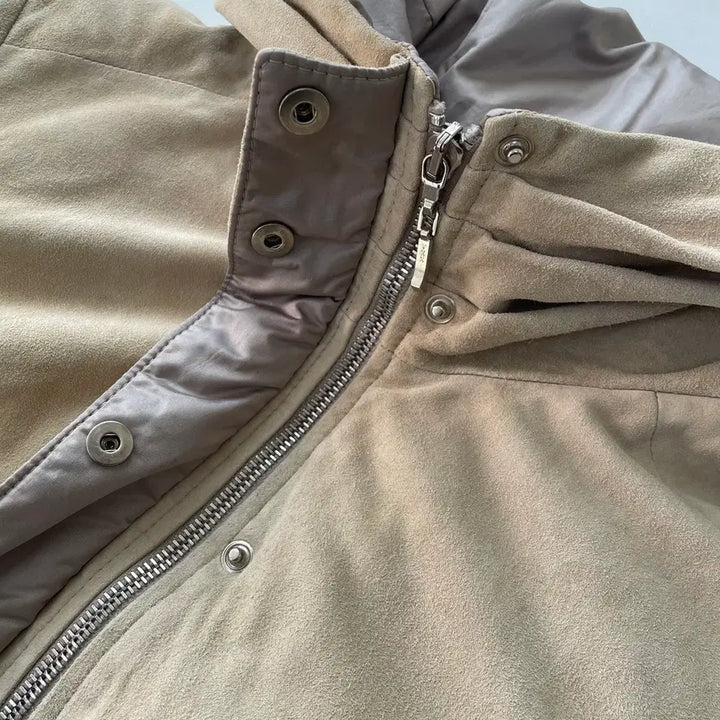 [BUNJANG] Brunello Cucinelli Suede High Neck Jacket / [42] 브루넬로 쿠치넬리 스웨이드 하이넥 자켓