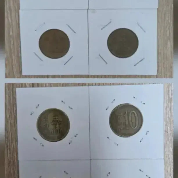 [BUNJANG] Old Korean Coins - Rotation Error Set / 옛날동전 구구,구10주 회전에러 동전 11개