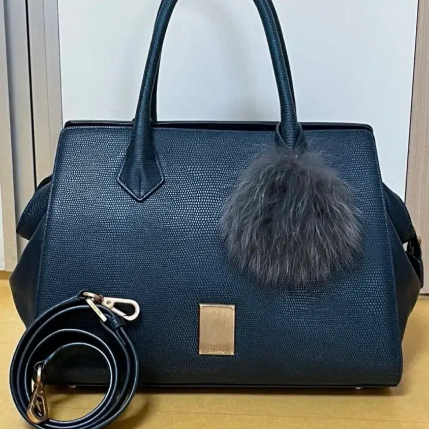 [BUNJANG] Couronne Laurence Stella Tote Bag (Dark Green) / 쿠론 로렌스텔라 토트백 (다크 그린) - 택포