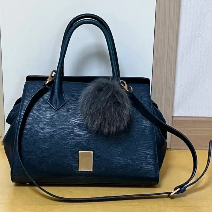 [BUNJANG] Couronne Laurence Stella Tote Bag (Dark Green) / 쿠론 로렌스텔라 토트백 (다크 그린) - 택포