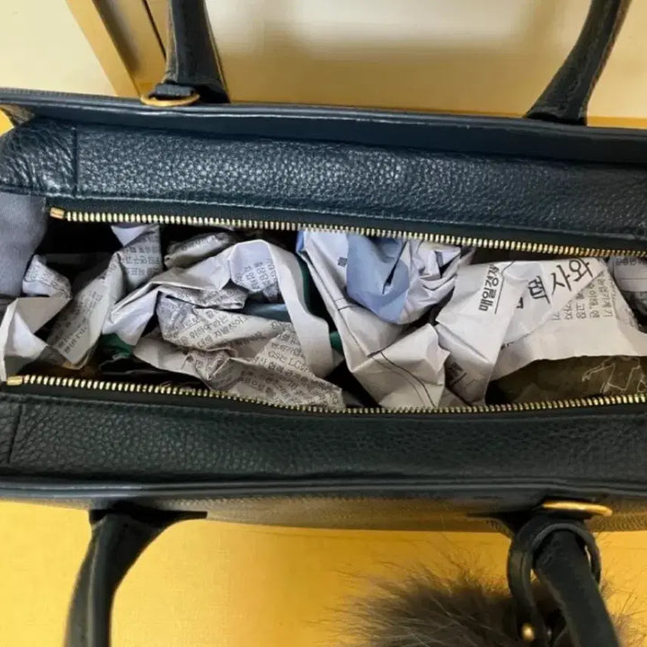 [BUNJANG] Couronne Laurence Stella Tote Bag (Dark Green) / 쿠론 로렌스텔라 토트백 (다크 그린) - 택포