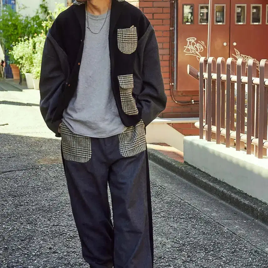 [BUNJANG] Etsinta Wool Tweed Wide & Balloon Easy Pants / Etsinta JPN 에신타 울 트위드 와이드&벌룬 이지팬츠 F프리사이즈