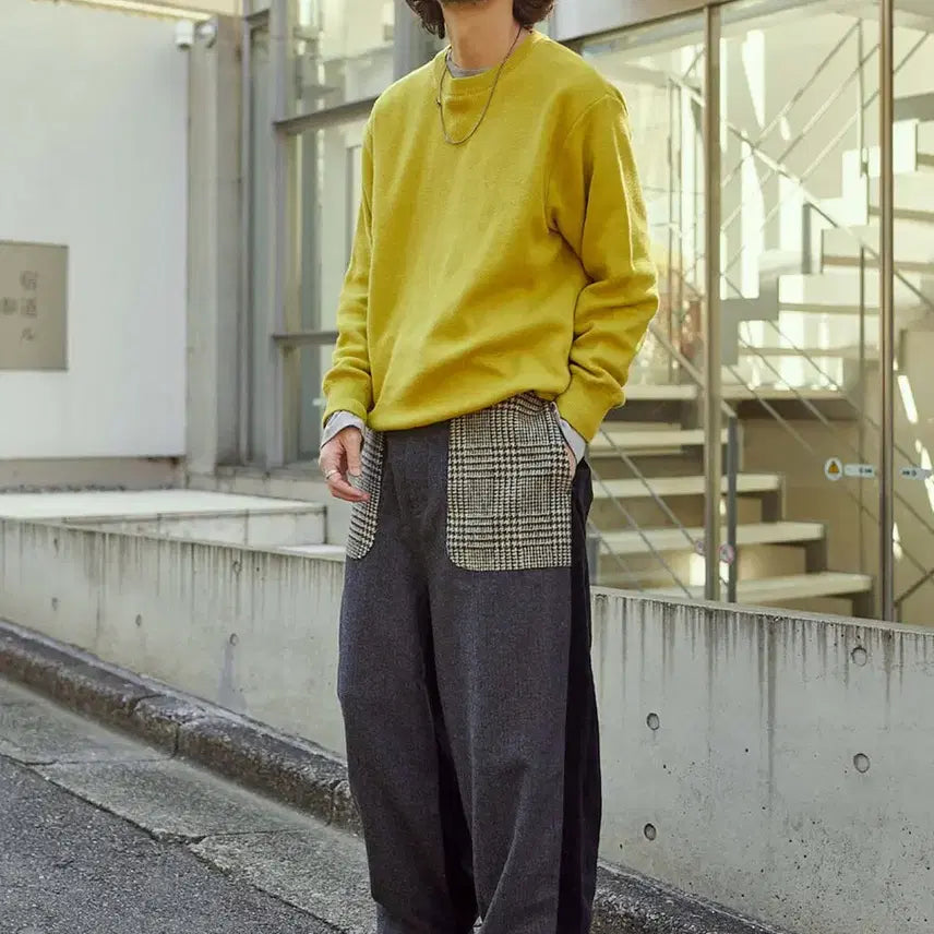 [BUNJANG] Etsinta Wool Tweed Wide & Balloon Easy Pants / Etsinta JPN 에신타 울 트위드 와이드&벌룬 이지팬츠 F프리사이즈