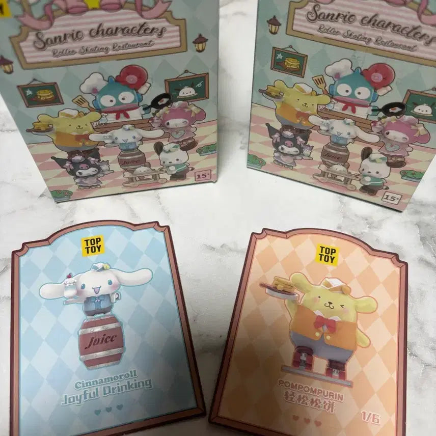 [SOLD OUT] 교환/판매) 탑토이 산리오 레스토랑 롤러 스케이트 피규어