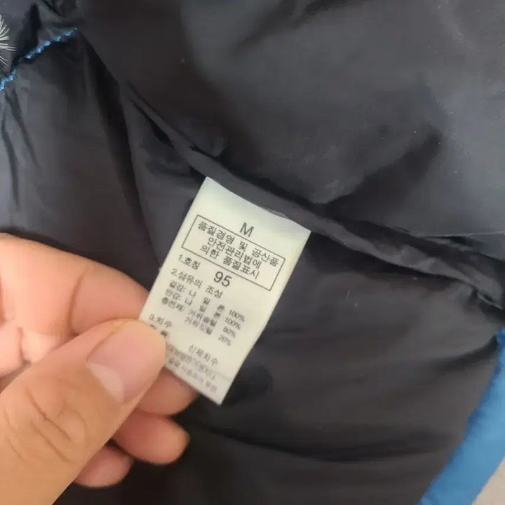 [BUNJANG] The North Face Nuptse 700 Jacket / 노스페이스 눕시 700 검하스카이블루