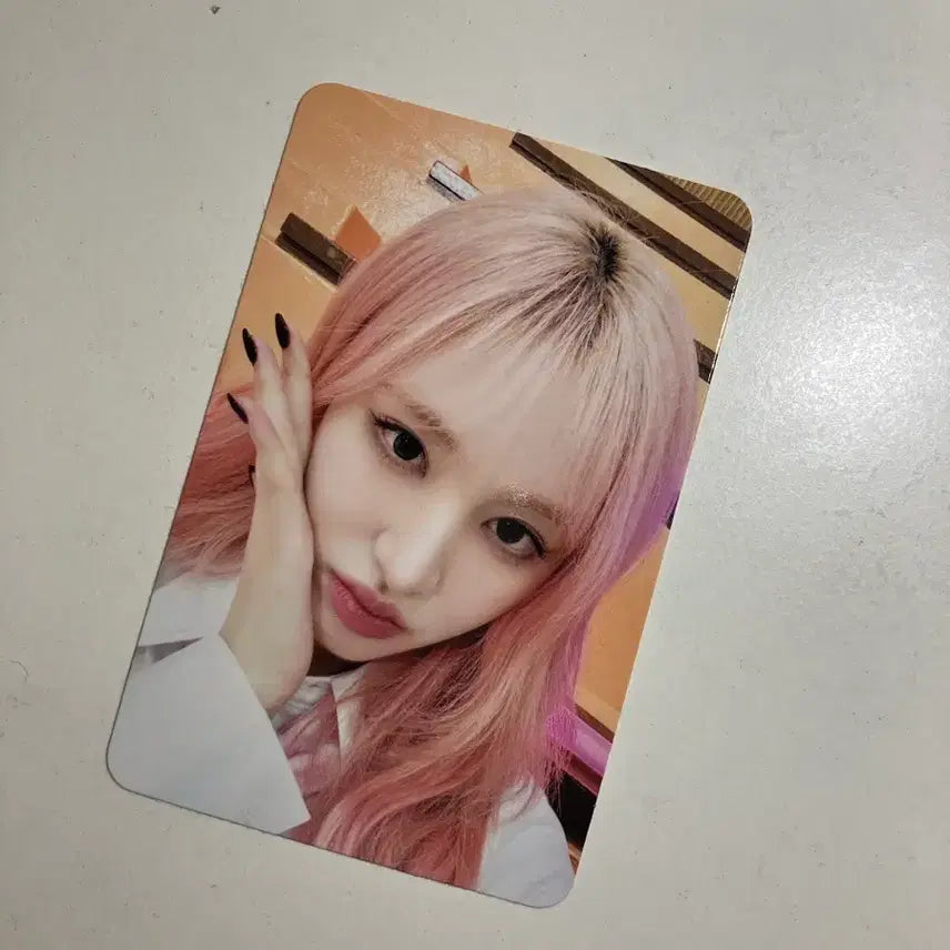 아이브 시크릿 사운드웨이브 리즈 교복 포카