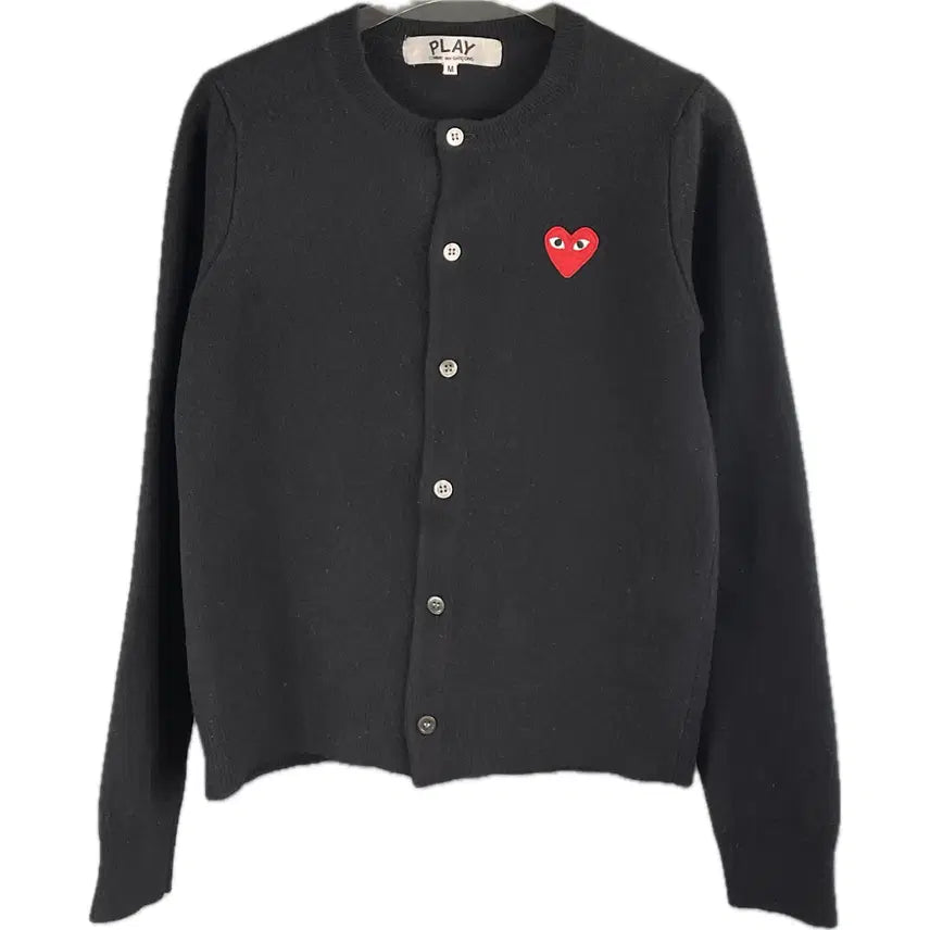 [SOLD OUT] [M] 꼼데가르송 레드와펜 여성 울 가디건