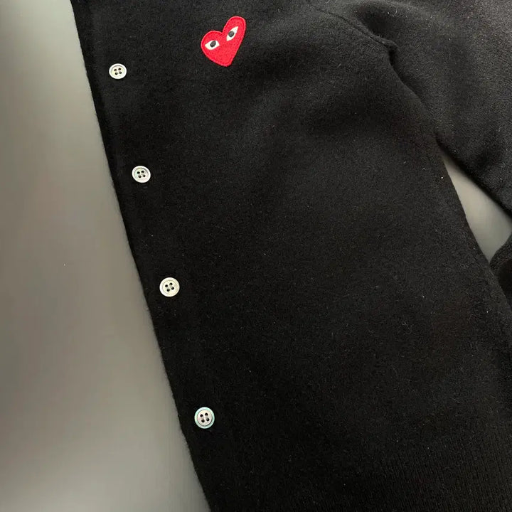[SOLD OUT] [M] 꼼데가르송 레드와펜 여성 울 가디건