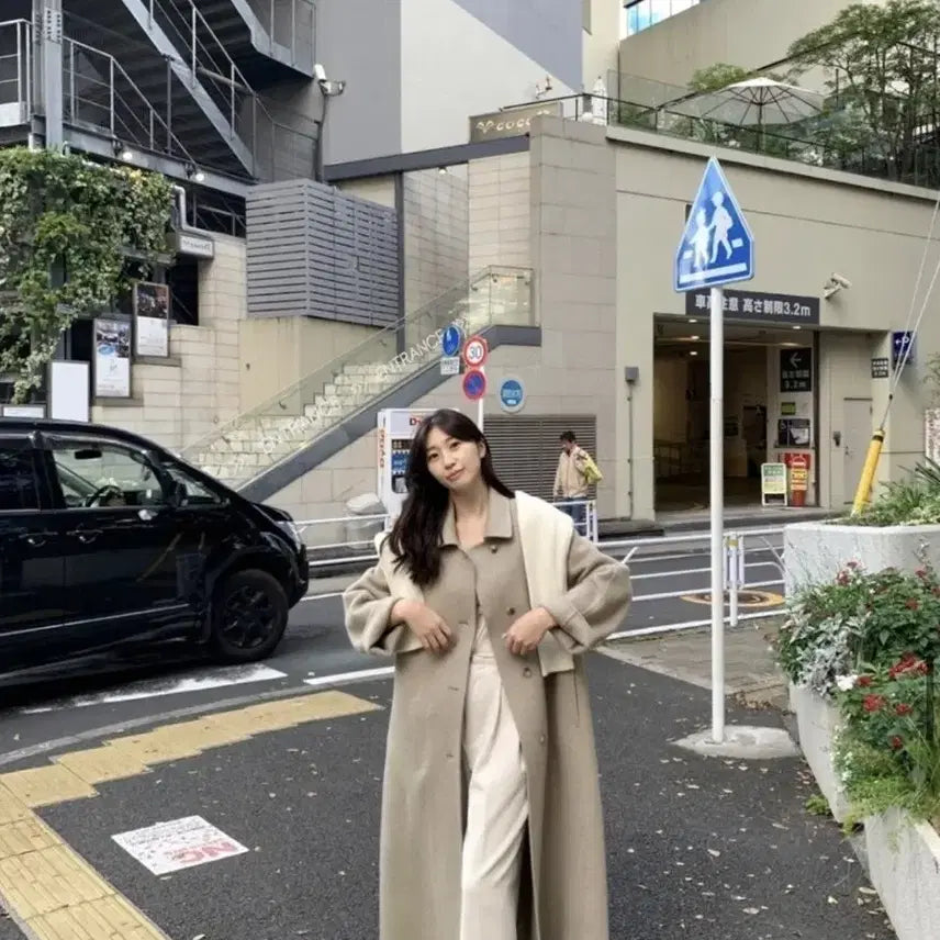 [BUNJANG] Wearweather Beige River Coat / 웨어웨더 wearweather 리버코트 베이지 기장추가